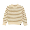 Knitted Sweater Stripe Sand