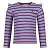 Longsleeve rib met streep Violet - Wild Soul