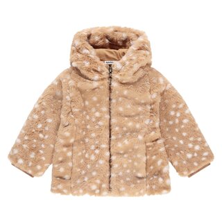 Babyface baby girls fake fur jacket nude