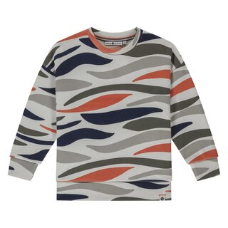 Stains & Stories boys sweatshirt off white SSA25407463