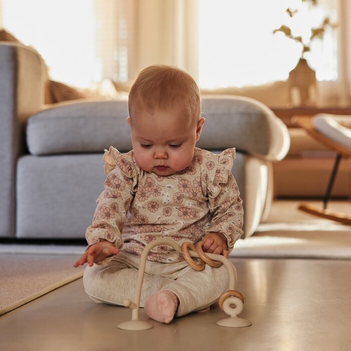 Dirkje T-shirt ls A-line Off white