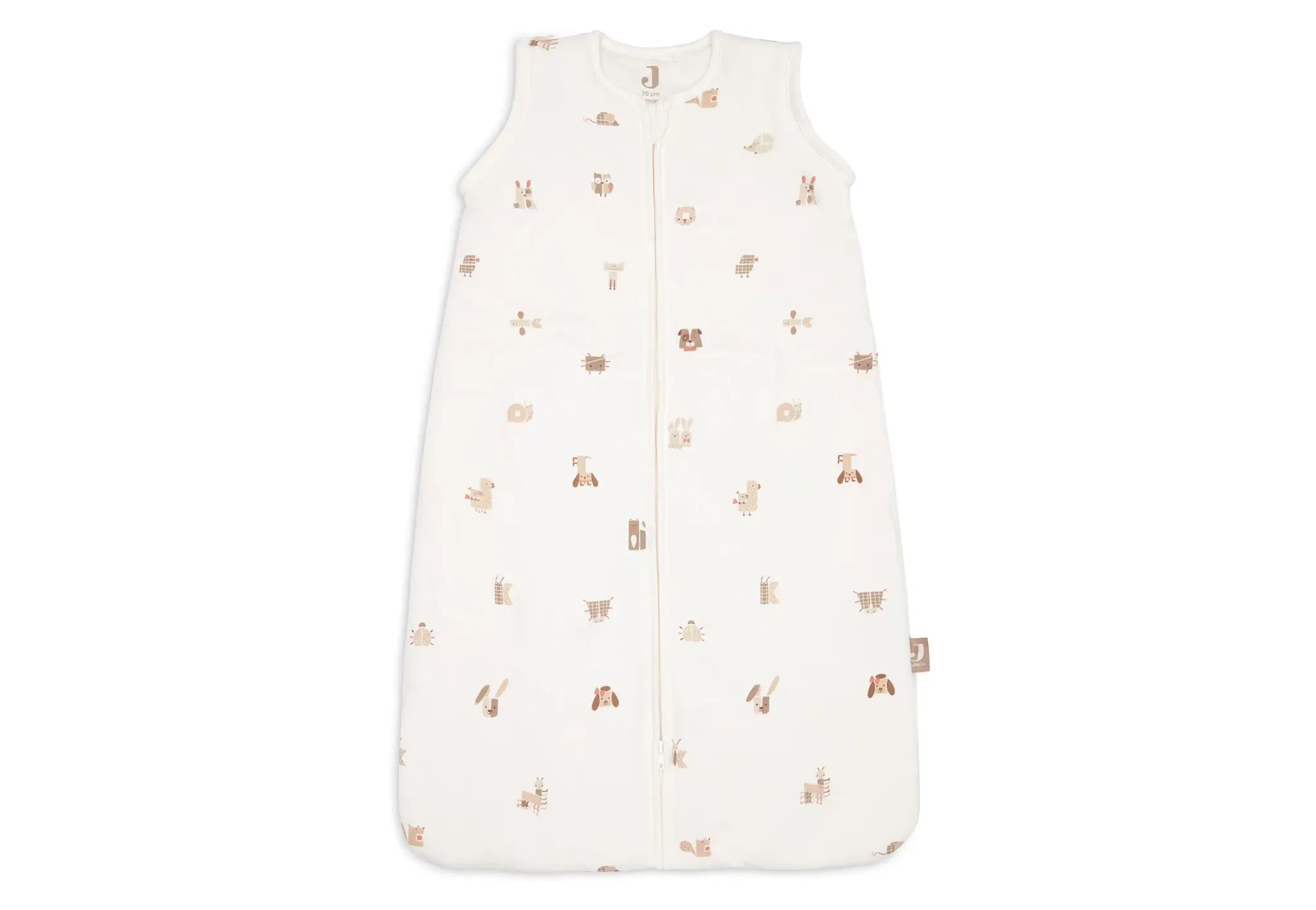 Jollein Slaapzak met afritsbare mouw 70cm Animal Friends