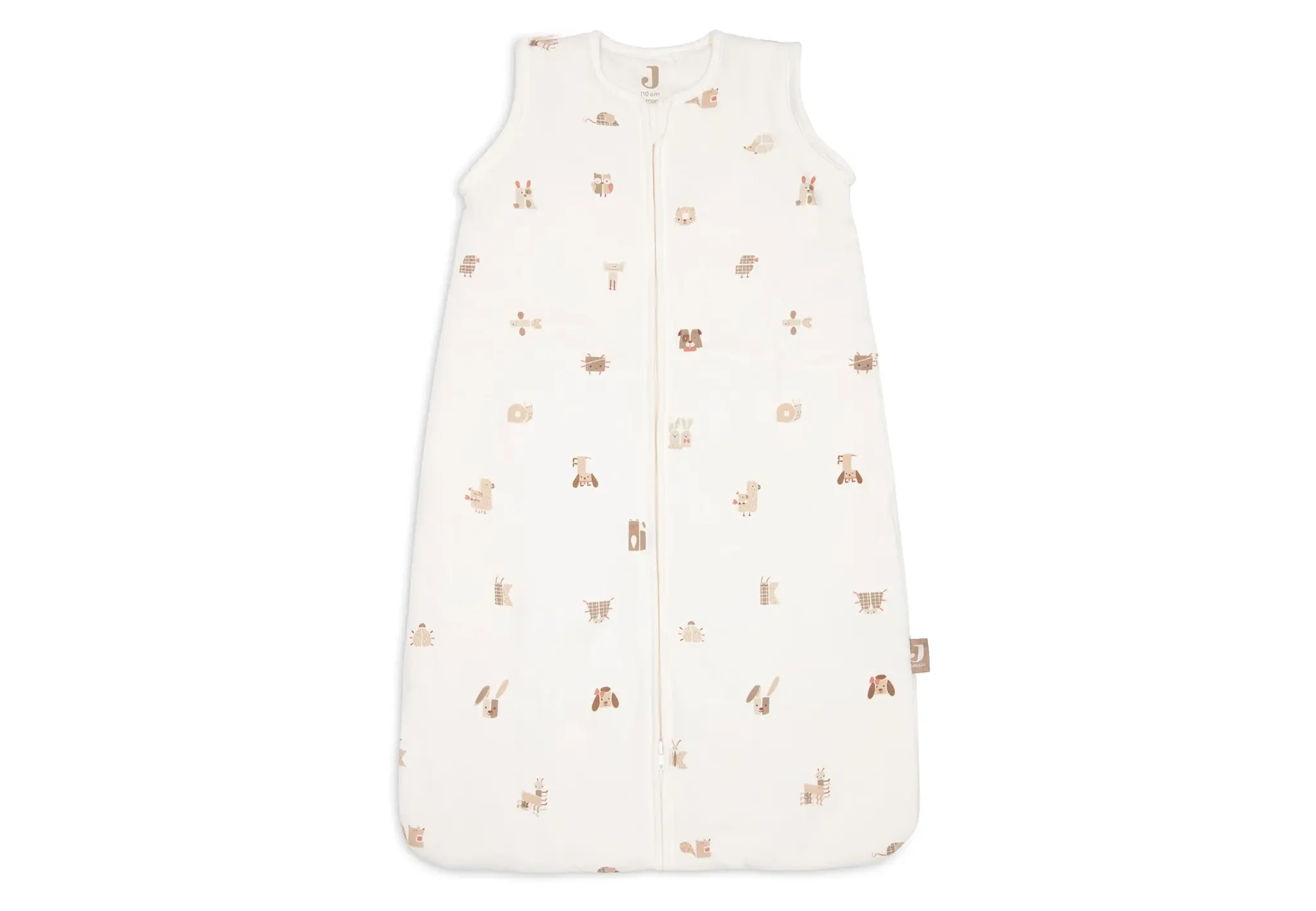 Jollein Slaapzak met afritsbare mouw 110cm Animal Friends
