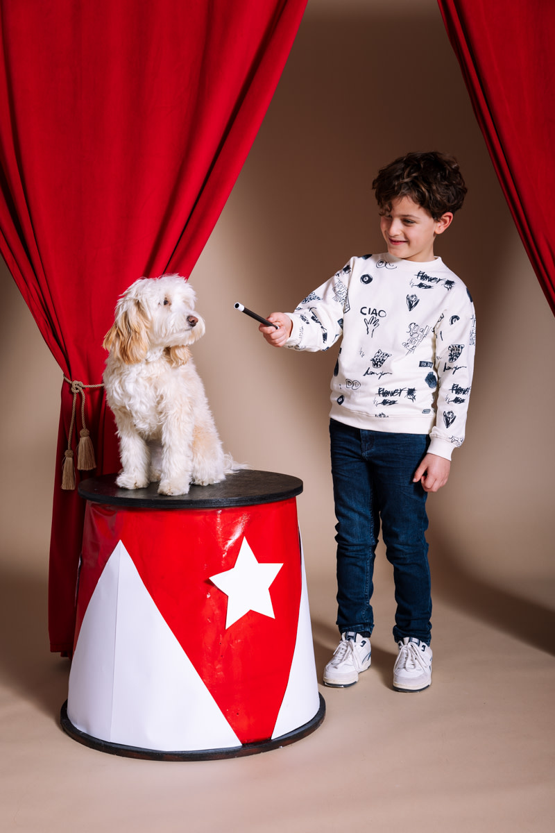 Quapi SWEATER QW251HAGAR AOP White Sketch