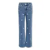 KMGJUICY WIDE LEG HEART EMB JEANS NOOS