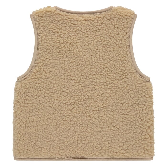 Babyface baby girls teddy gilet nude