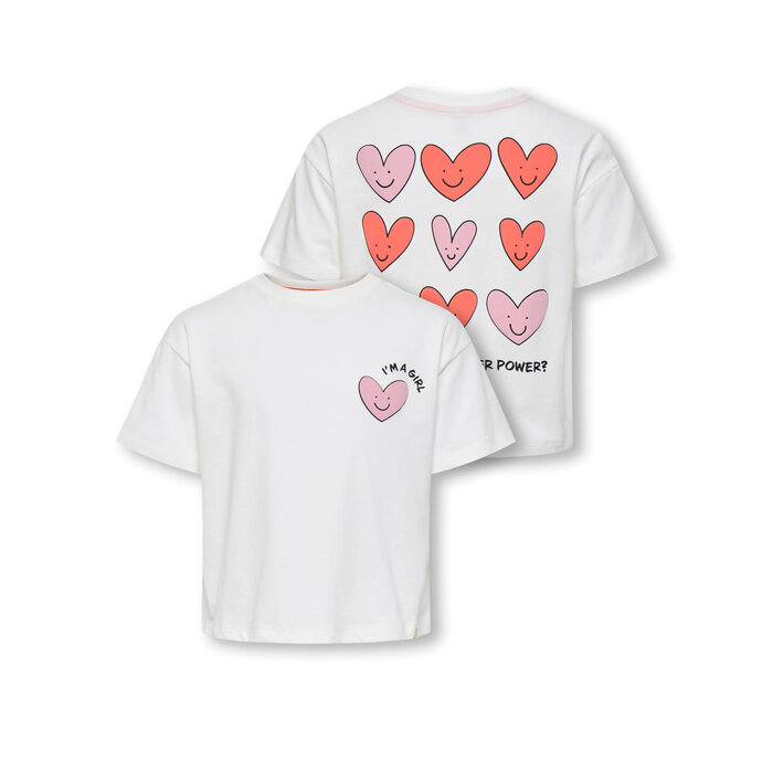 Kids Only KMGDREA LIFE S/S LOOSE TEE JRS