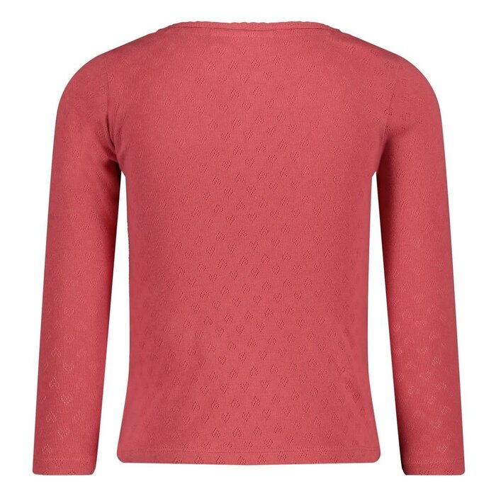 Jubel Longsleeve ajour rib Roze - Queen Of Hearts