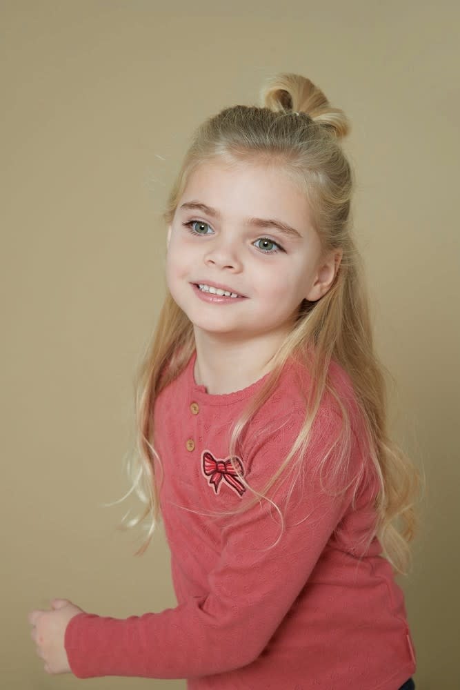 Jubel Longsleeve ajour rib Roze - Queen Of Hearts