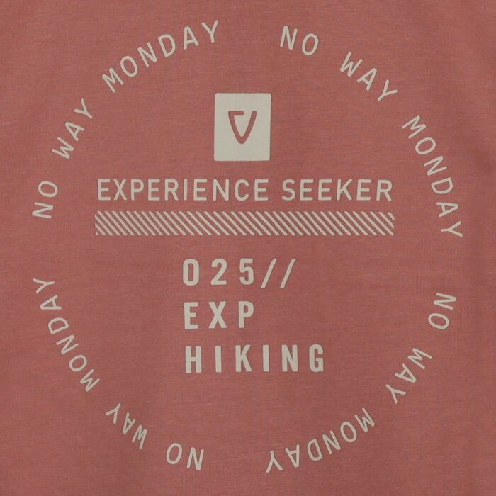 No Way Monday Sweater with hood dropped shoulder Faded red