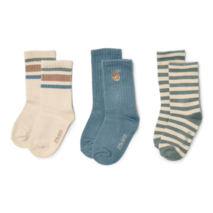 Little Dutch 3-pack Sokken Multi - jongens