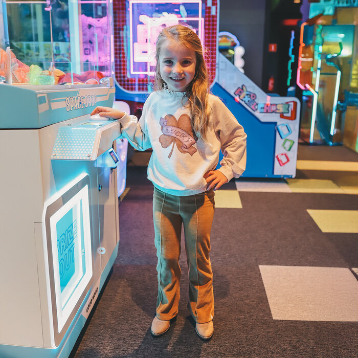 Your Wishes Melange | Ruffle Sweater Birch