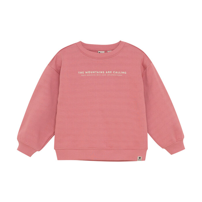 Daily7 Oversized Sweater Backprint Coral Clay