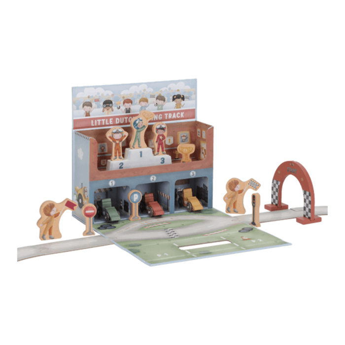 Little Dutch LD speelkoffer met racebaan FSC
