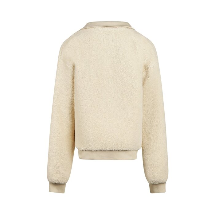 No Way Monday Sweater dropped shoulder Beige