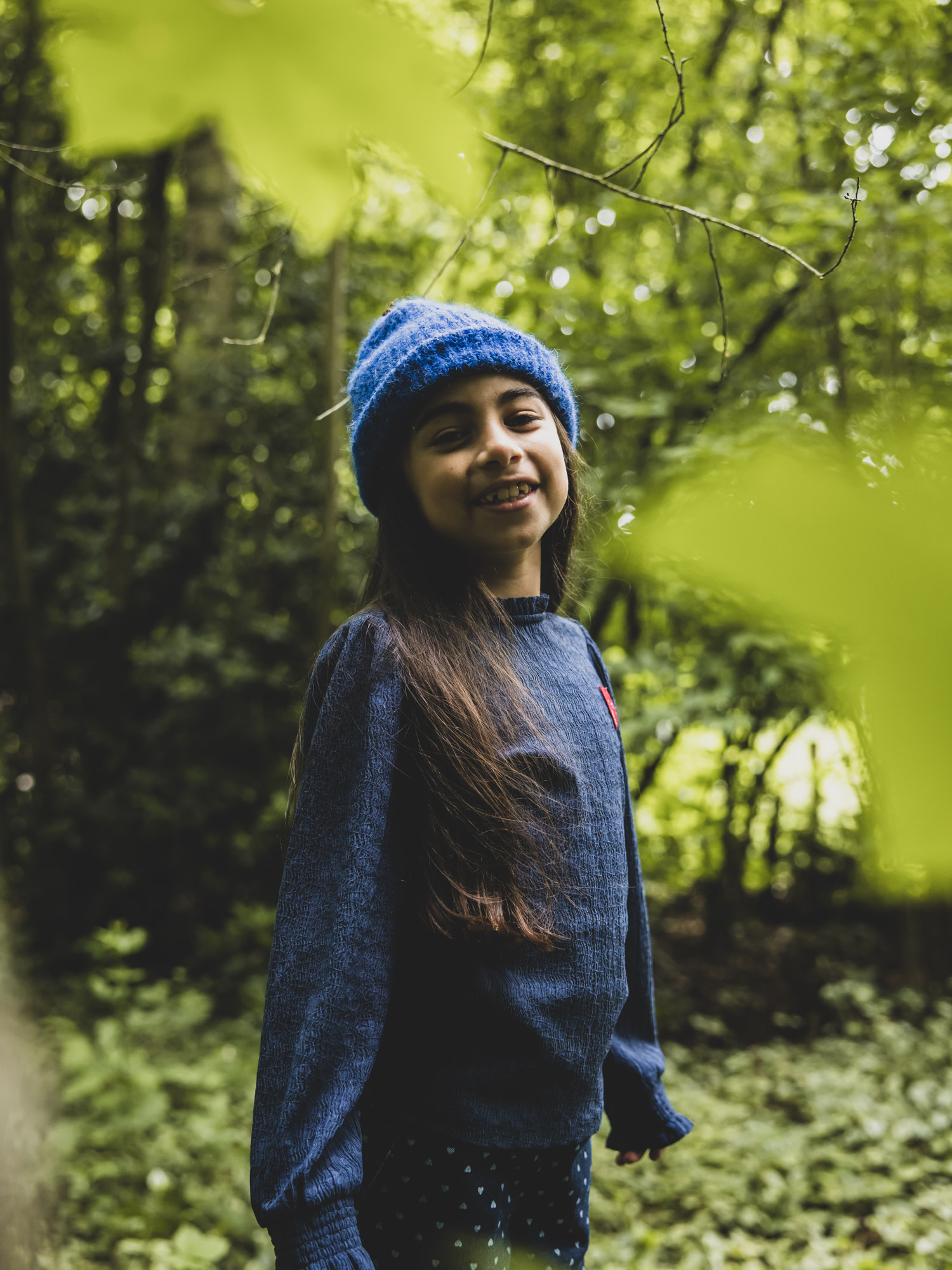 Looxs Little crinckle top with ruffles Dark blue