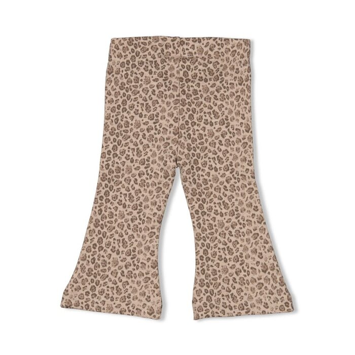 Feetje Flare broek AOP Taupe melange - Better Together
