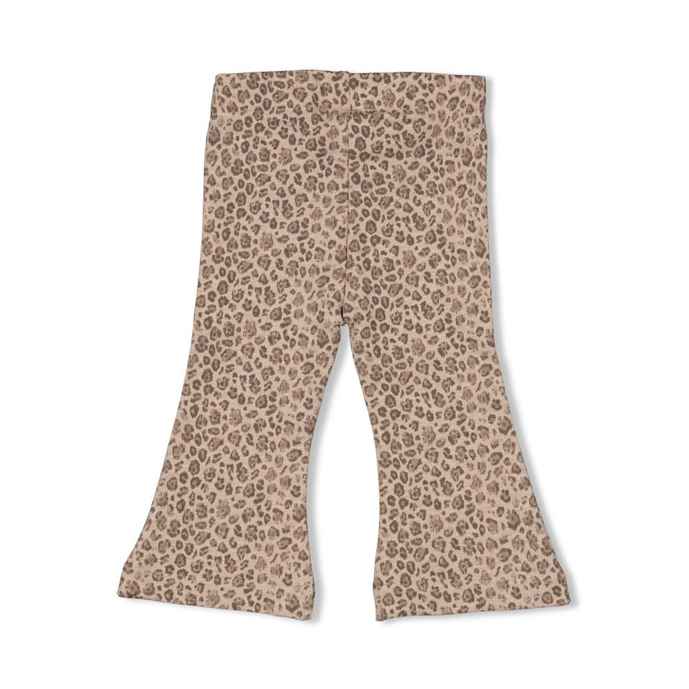 Feetje Flare broek AOP Taupe melange - Better Together