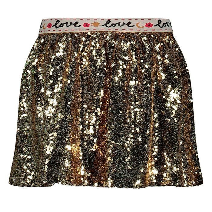 Jubel Pailetten rok Goud - Shine Bright