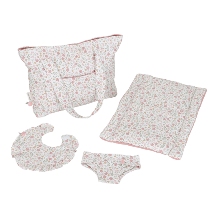 Little Dutch LD Poppen verzorgingstas Soft Flowers   