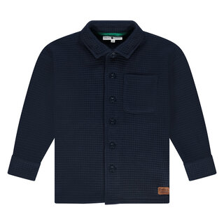 Stains & Stories boys overshirt Dark Blue