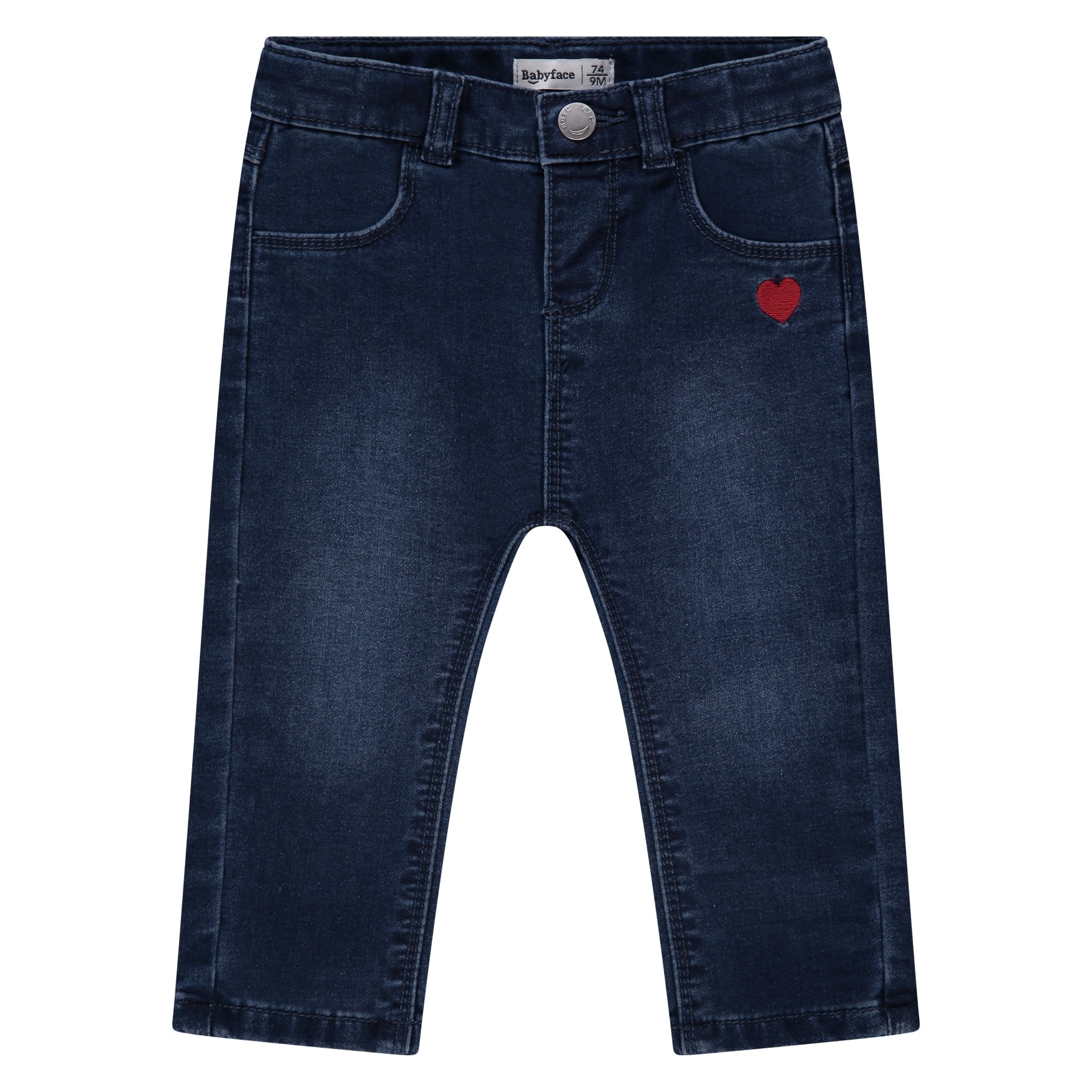 Babyface baby girls Medium blue denim