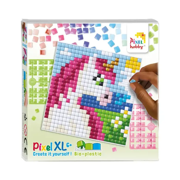 Pixelhobby Pixel XL Set Flexibele Basisplaat - Eenhoorn