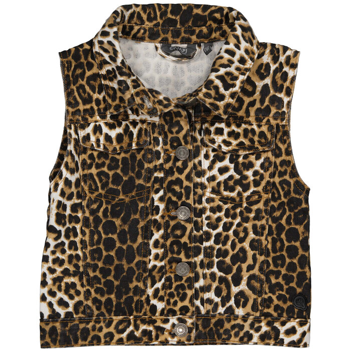 Quapi JACKET QW255ZELIA AOP Brown Animal