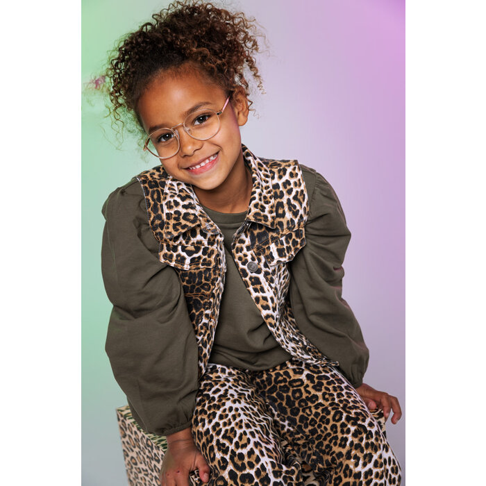 Quapi JACKET QW255ZELIA AOP Brown Animal
