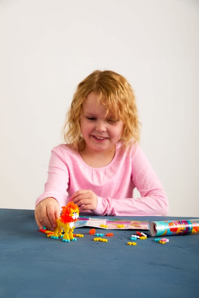 Plus-Plus Plus-Plus Leeuw: 100 stuks Tube (4324)