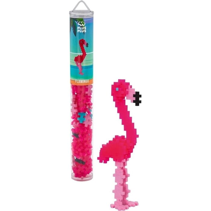 Plus-Plus Tube flamingo Plus-Plus: 100 stuks (4242)