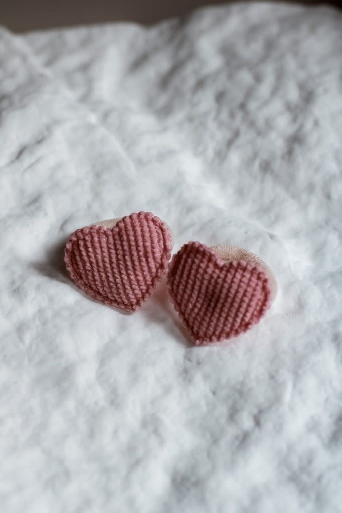 Little Yune Elastiekjes | Cuddle hearts - Dusty Roze