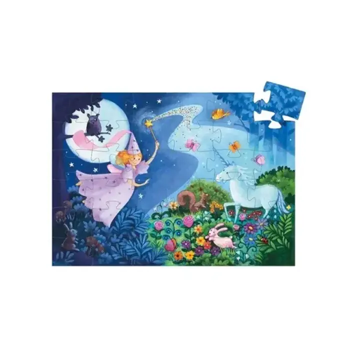 Djeco The fairy and the unicorn - 36 pcs