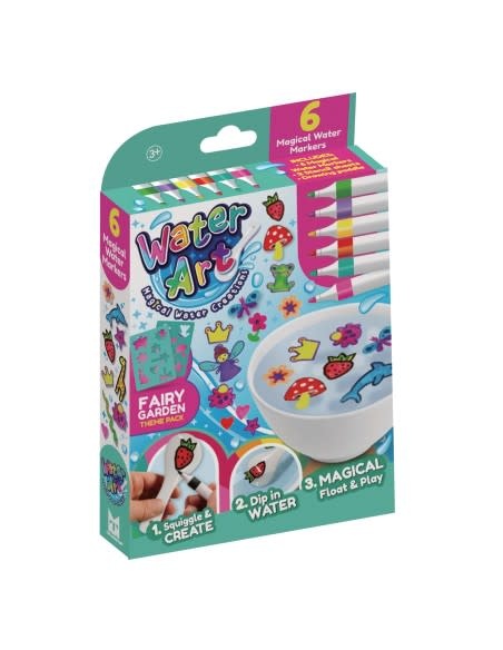 Water Art Water Art 6 Pack met sjablonen - Fairy garden