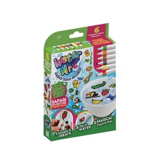 Water Art Water Art 6 Pack met sjablonen - Safari