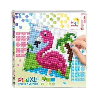 Pixelhobby Pixel XL Set Flexibele Basisplaat - Flamingo