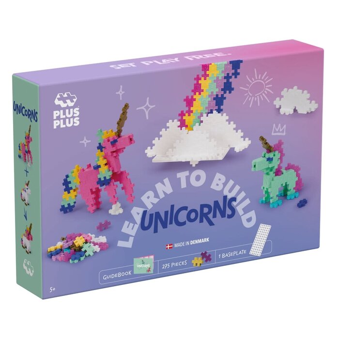 Plus-Plus Learn to Build eenhoorn Plus-Plus: 275 stuks (3908)