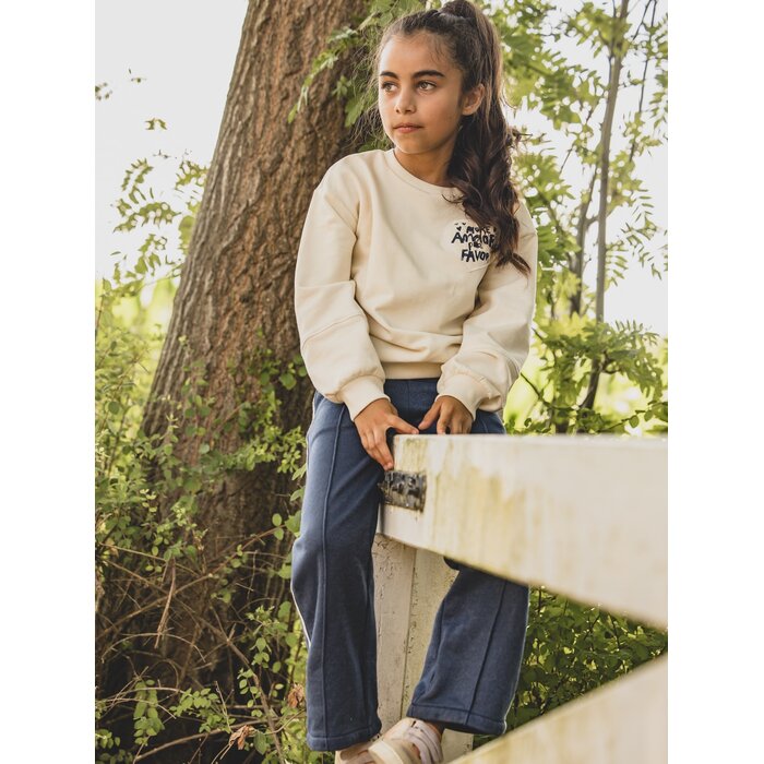 Looxs Little printed sweater Milk