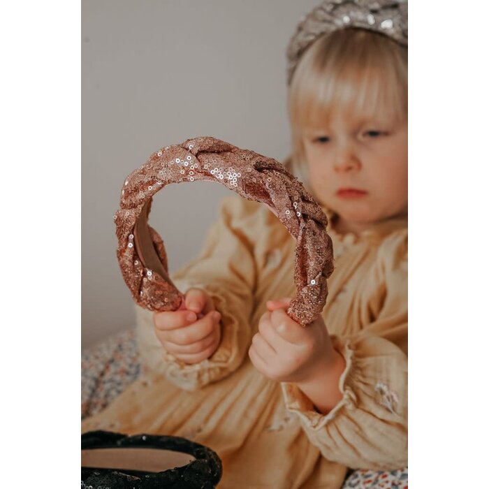 Little Yune Kerstcollectie | Haarband Luna - Roze
