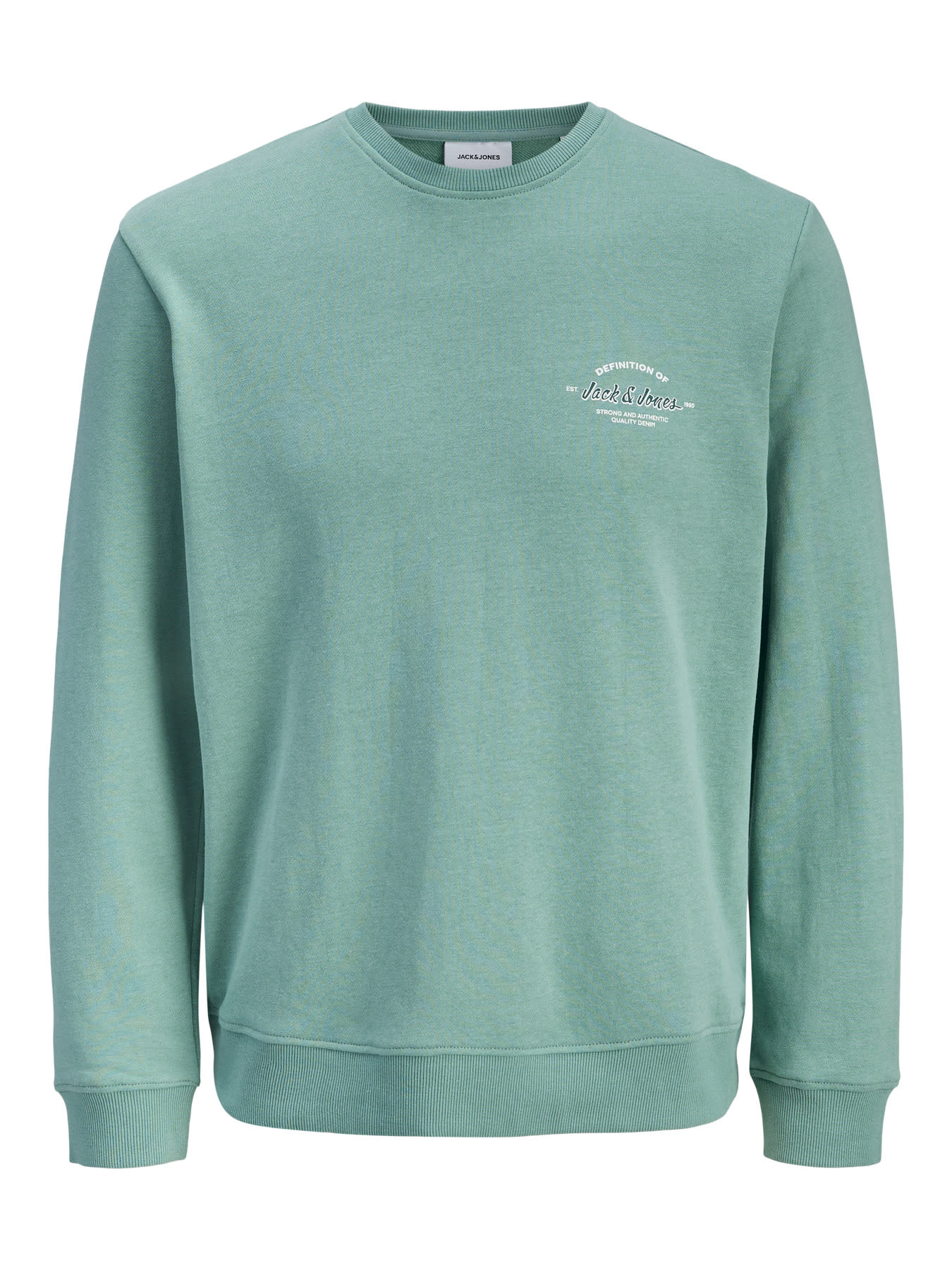 Jack & Jones JJBRANDON SWEAT CREW NECK MNI Mineral Blue