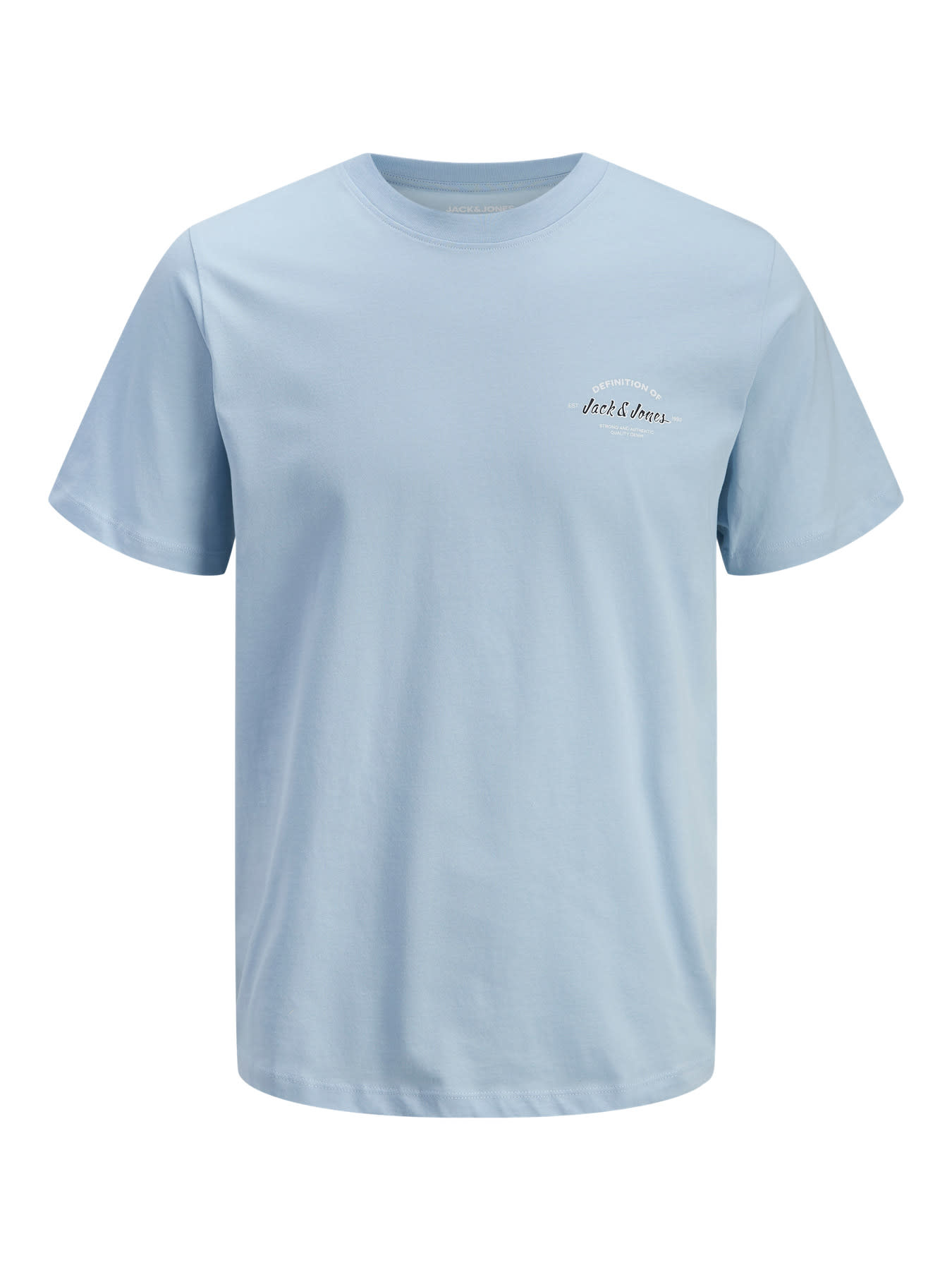 Jack & Jones JJBRANDON TEE SS CREW NECK MNI Celestial Blue