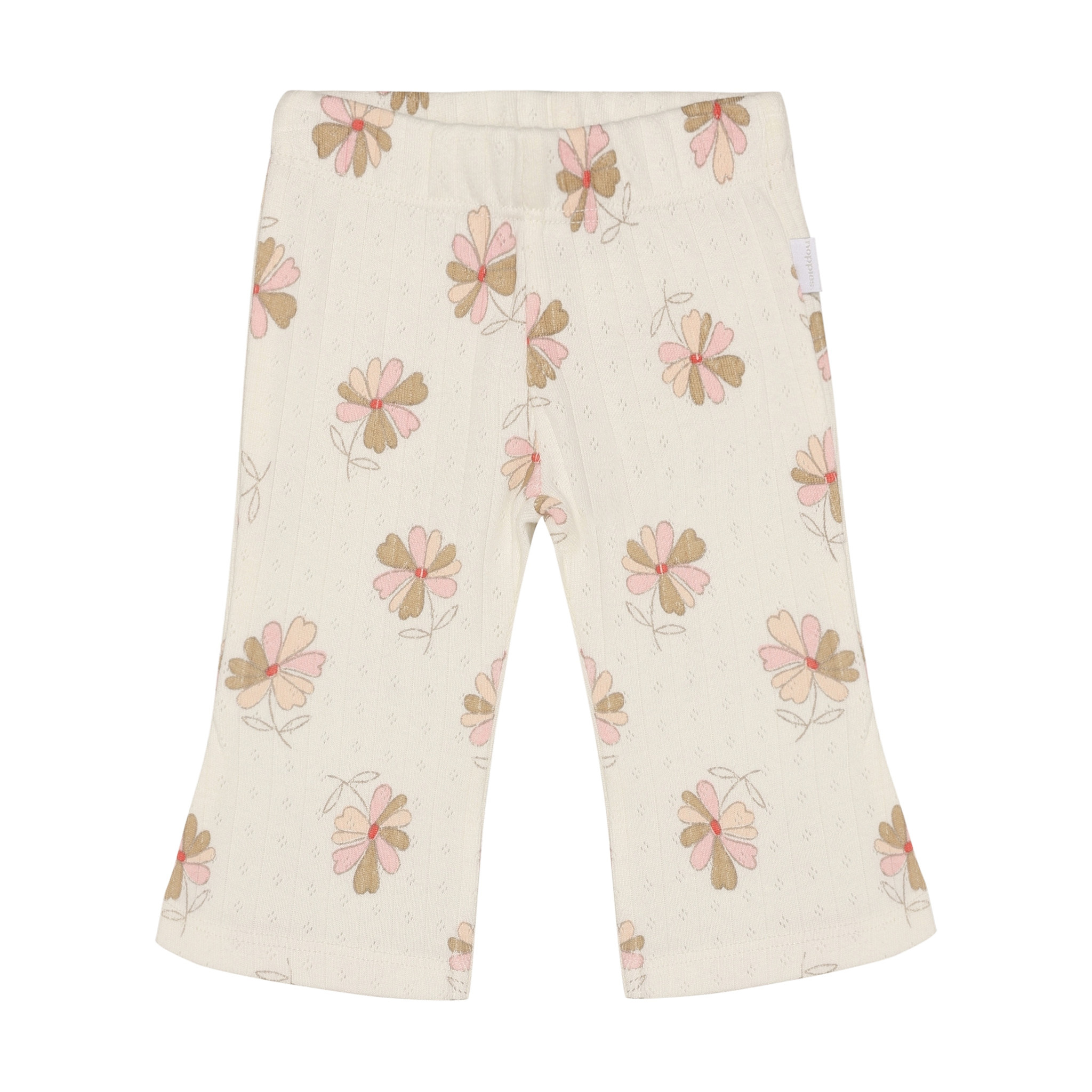 Noppies Legging flared long AOP Egret