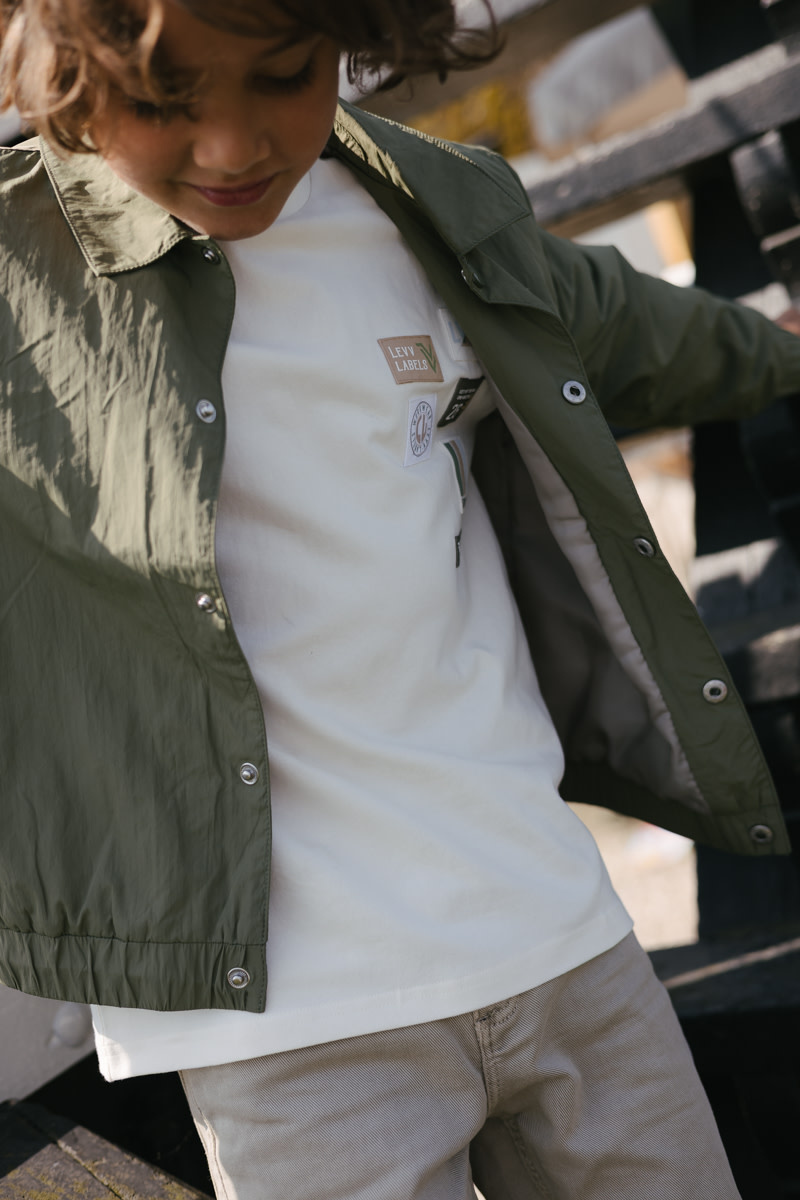 Levv Shirt LS261BANU White Cream