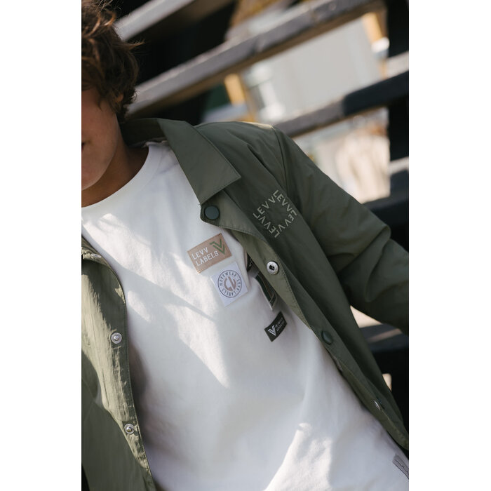 Levv Shirt LS261BANU White Cream