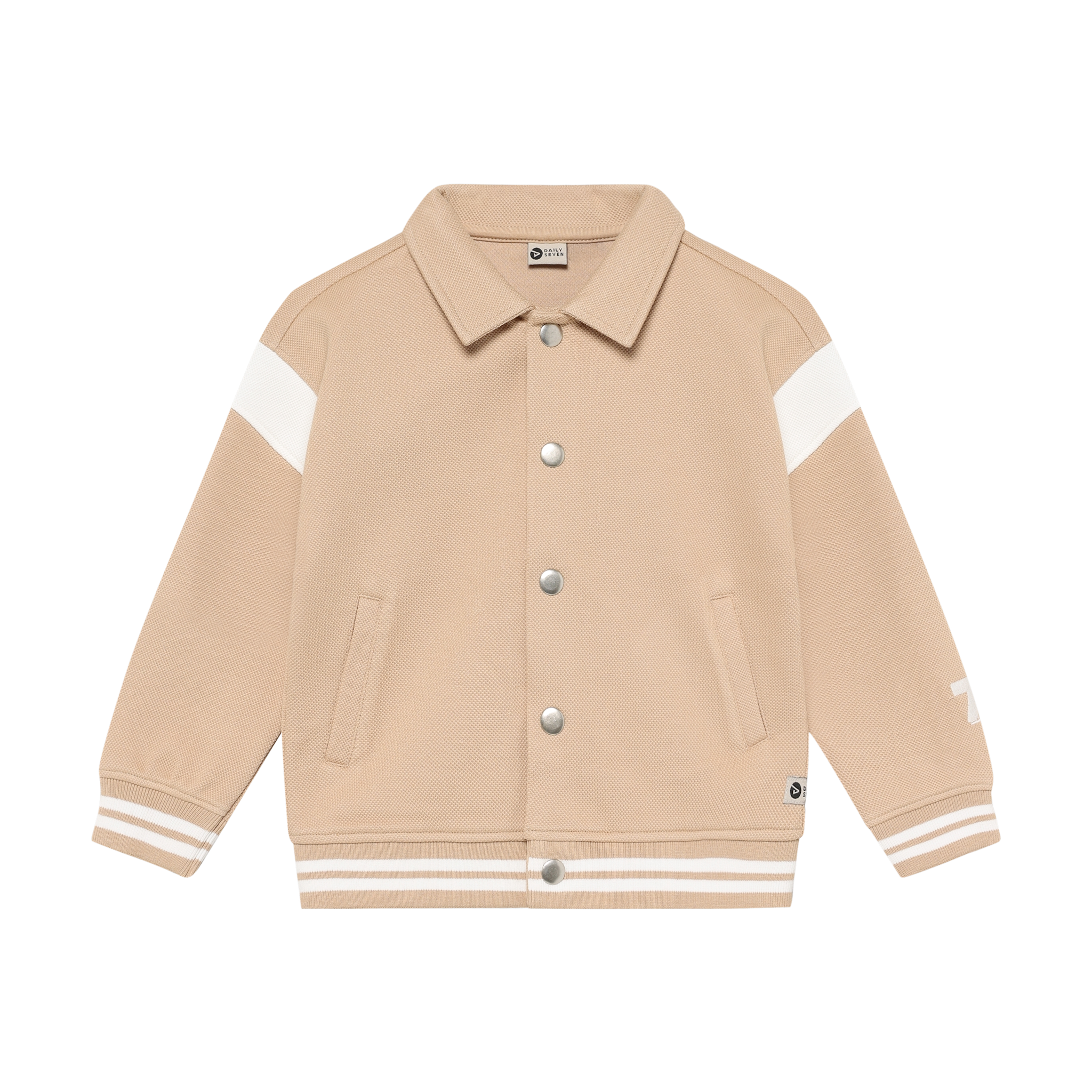 Daily7 Oversized Bomberjacket Latte Sand