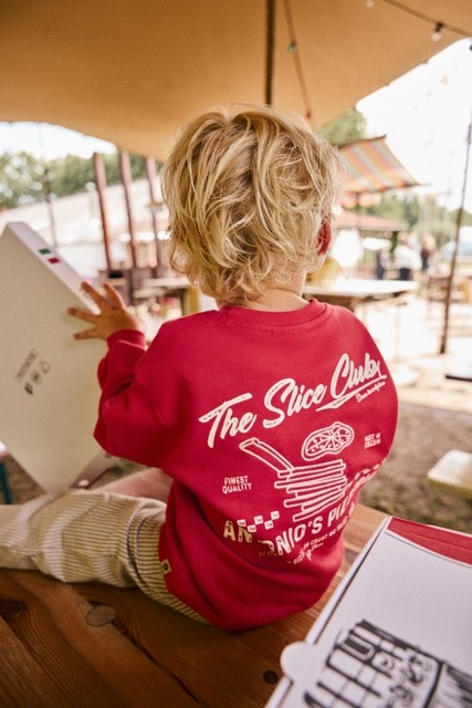 Daily7 Oversized Sweater Slice Club Chrysanthemum