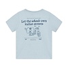 T-shirt Nappy Backprint Celestial Blue
