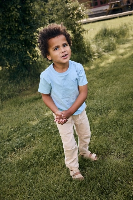 Daily7 T-shirt Nappy Backprint Celestial Blue