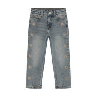 Daily7 Denim Mom Fit Embroidery Used Medium Denim