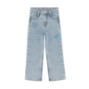 Denim Wide Fit Heart Light Blue Denim